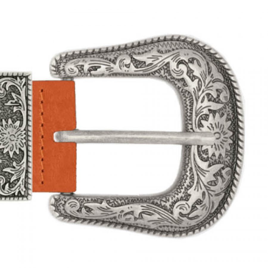 brown western belt for men genuine leather copy