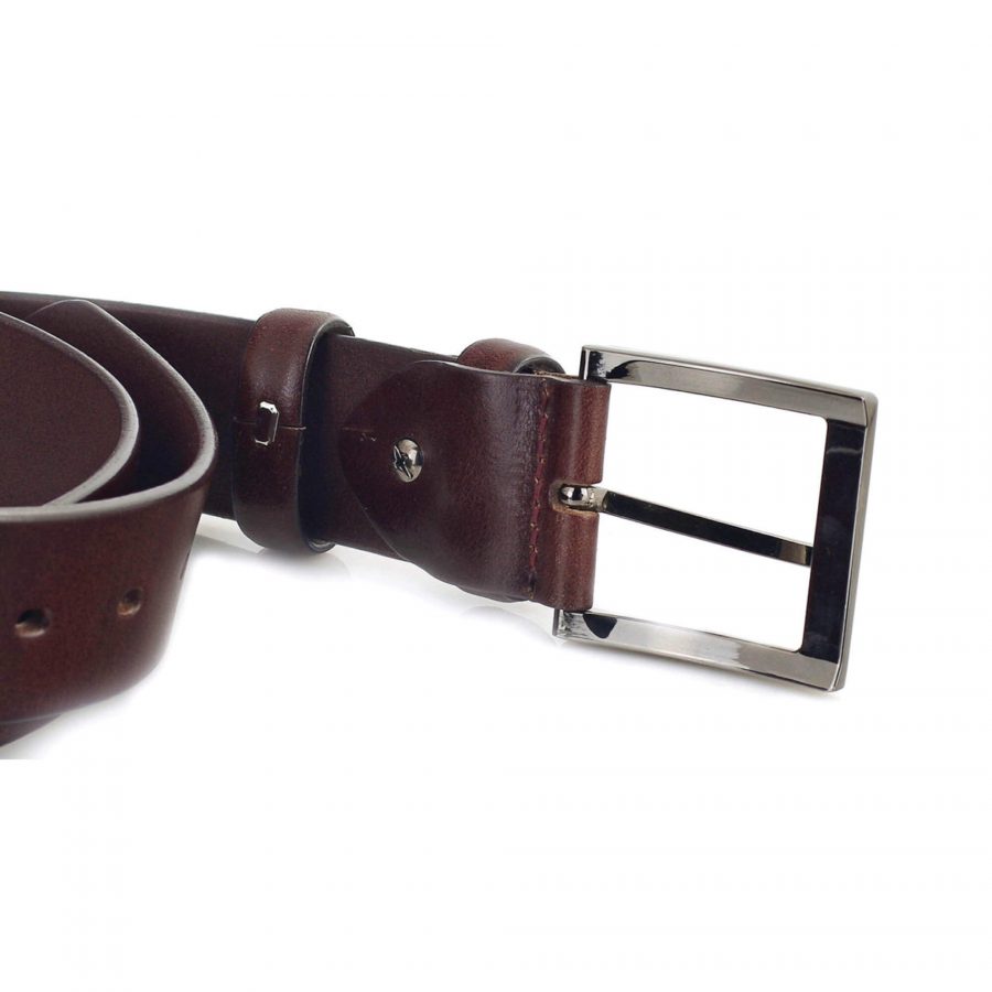 burgundy mens belt for jeans thick wide leather 6