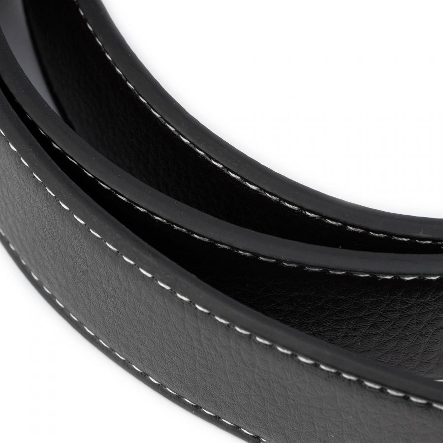 dark brown vegan belt strap for buckles reversible 38 mm 5
