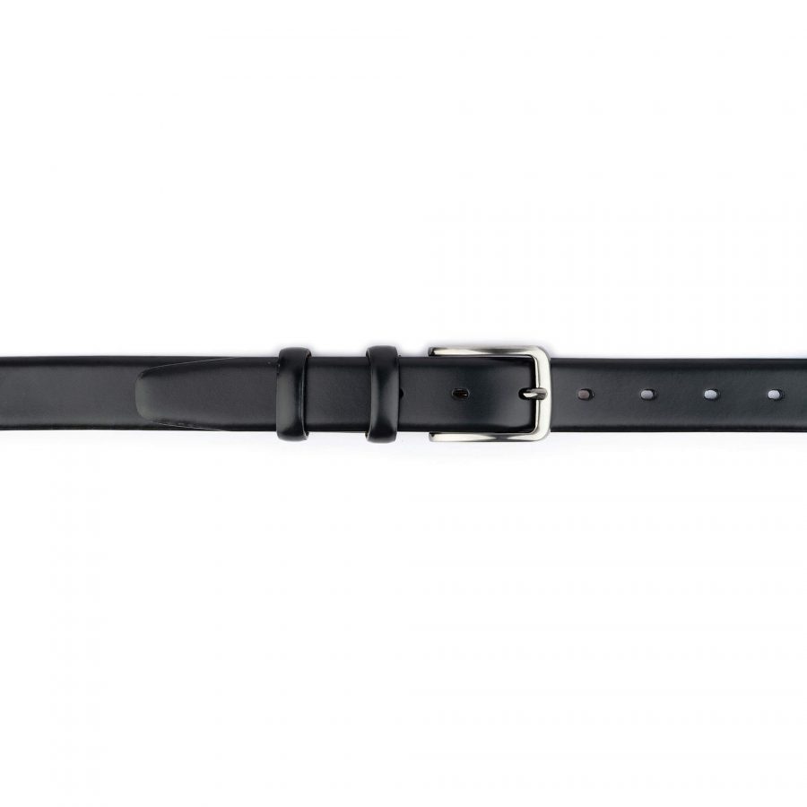dress belt mens black genuine leather 3 0 cm 3
