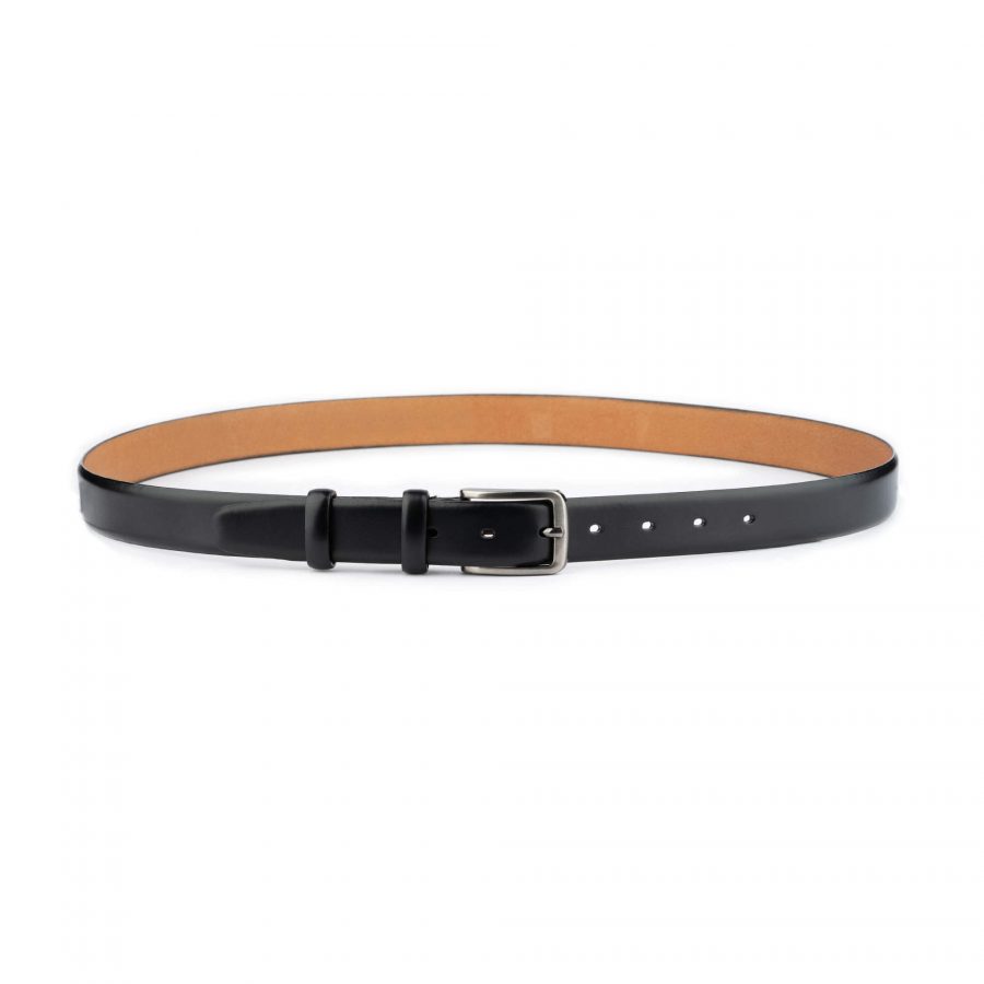 dress belt mens black genuine leather 3 0 cm 5