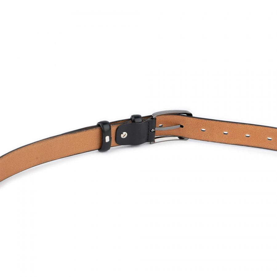 dress belt mens black genuine leather 3 0 cm 6