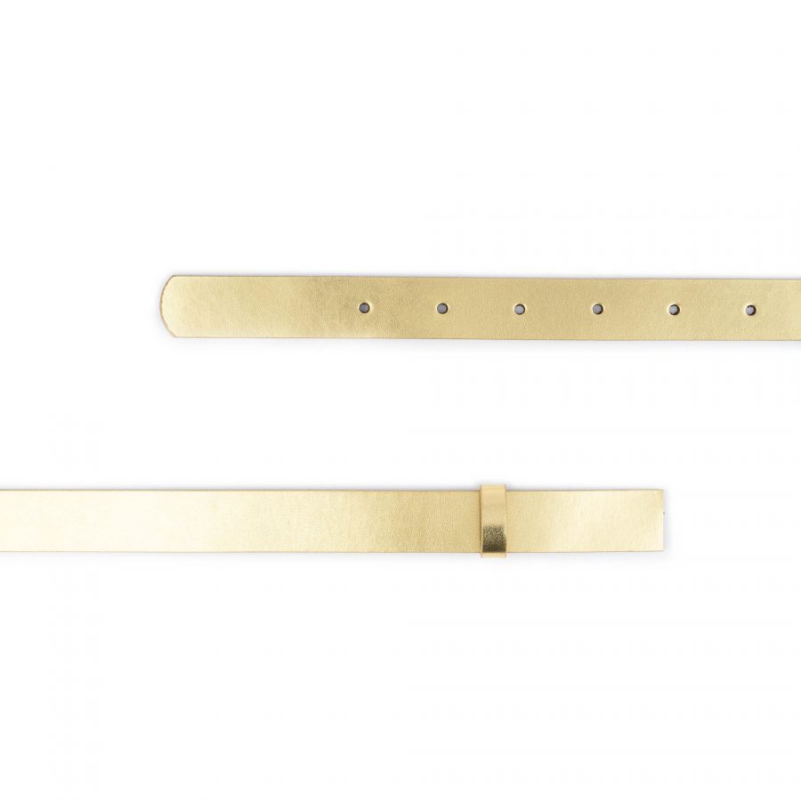 gold belt strap for buckles leather replacement 1 inch 2