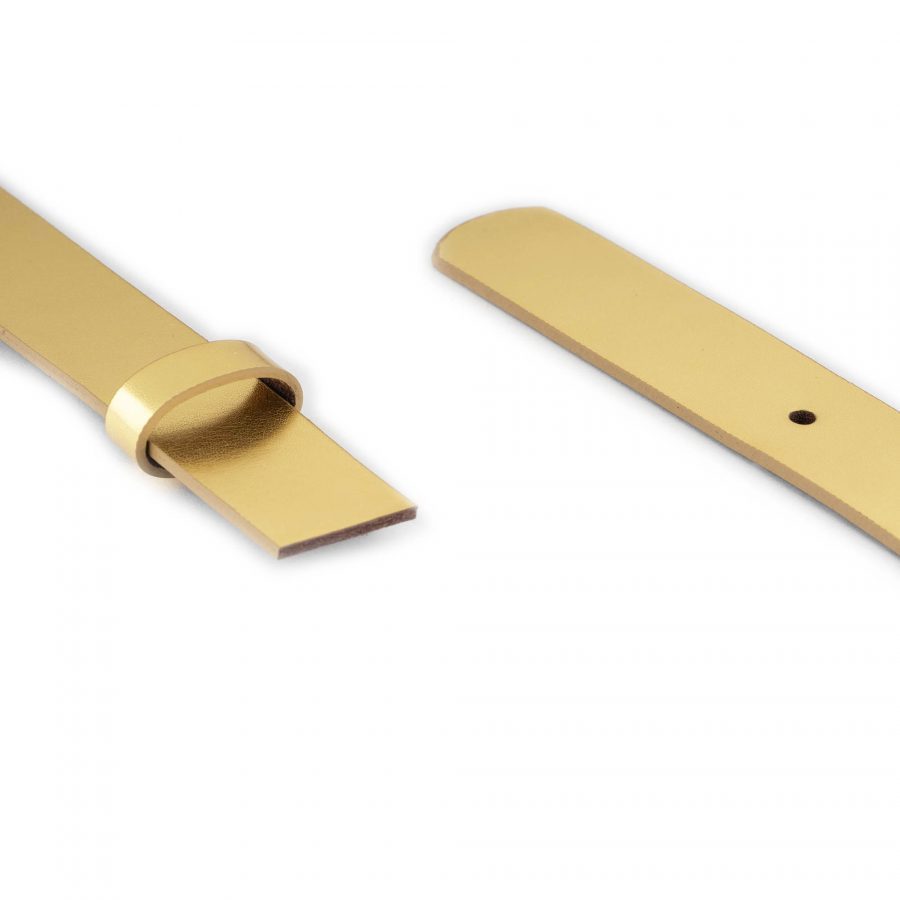 gold belt strap for buckles leather replacement 1 inch 3