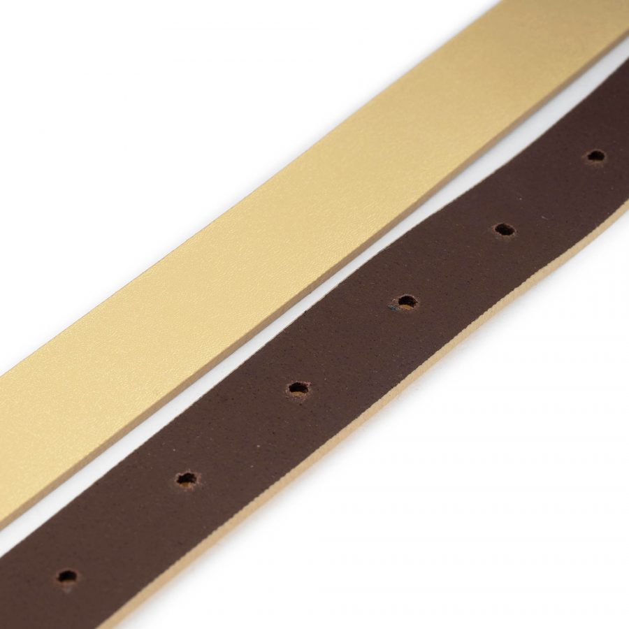 gold belt strap for buckles leather replacement 1 inch 4