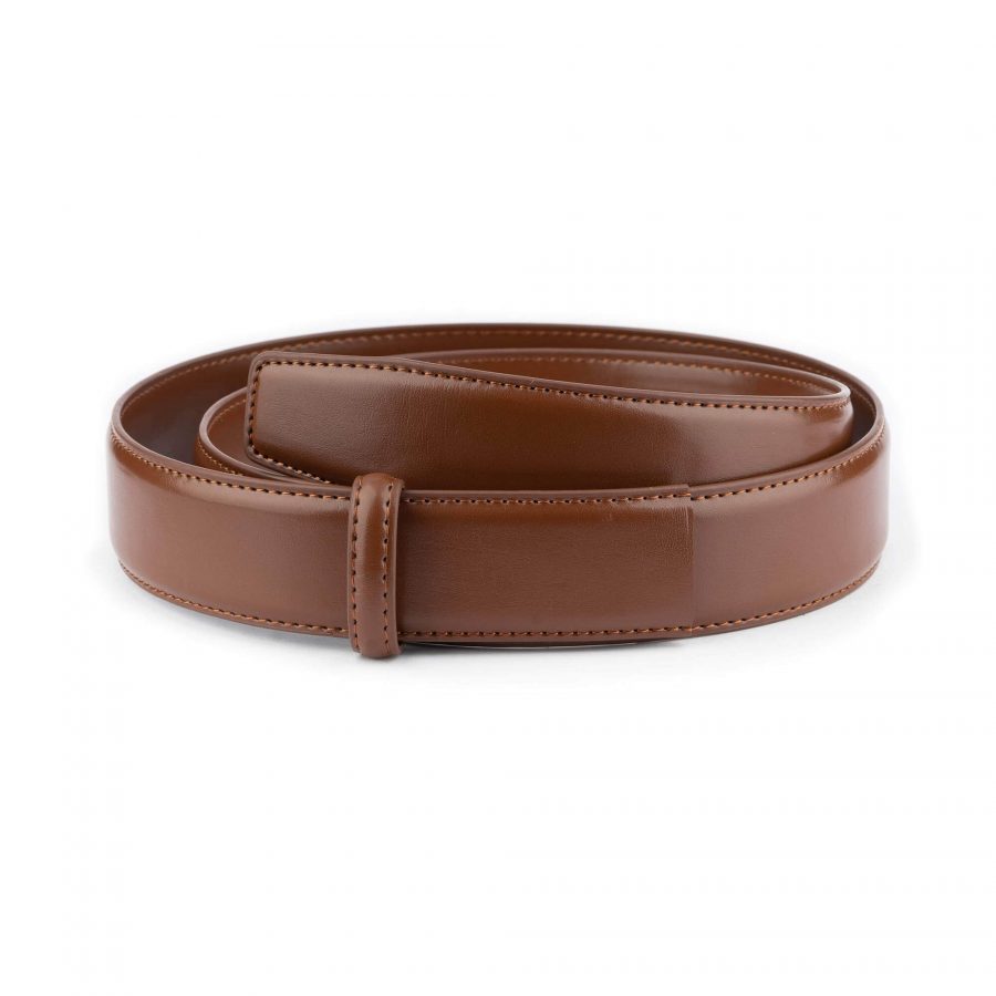 light brown ratchet vegan belt strap replacement 1 3 8 inch 1