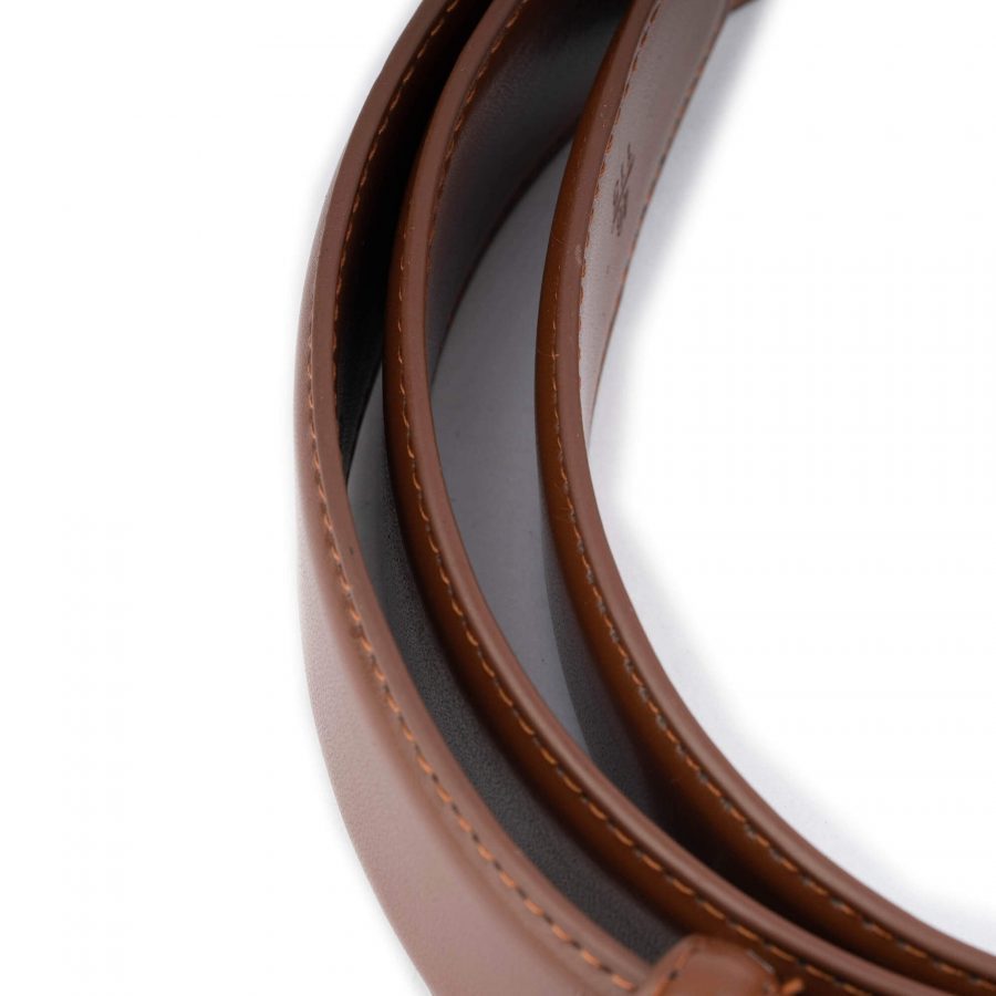 light brown ratchet vegan belt strap replacement 1 3 8 inch 6