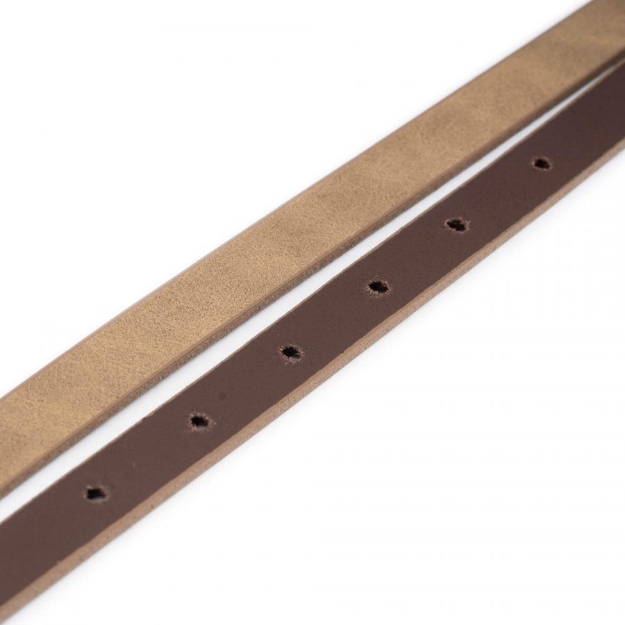 light brown replacement belt strap for buckles 15 mm 1