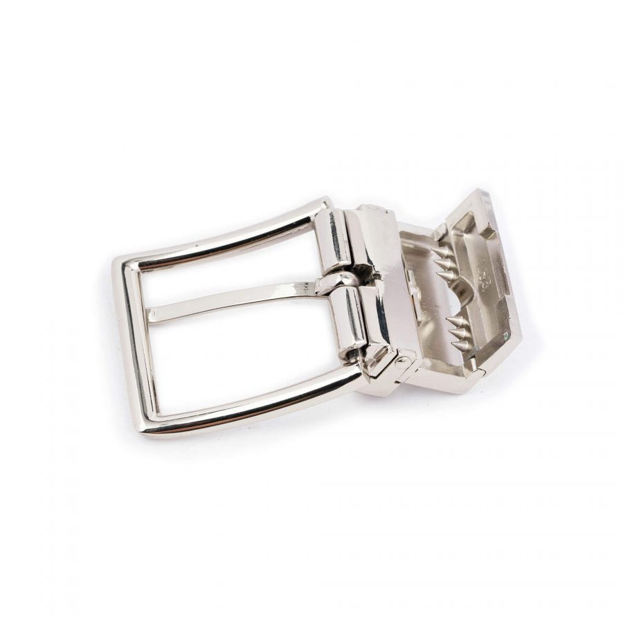 replacement belt buckle reversible silver 1 3 8 inch 6