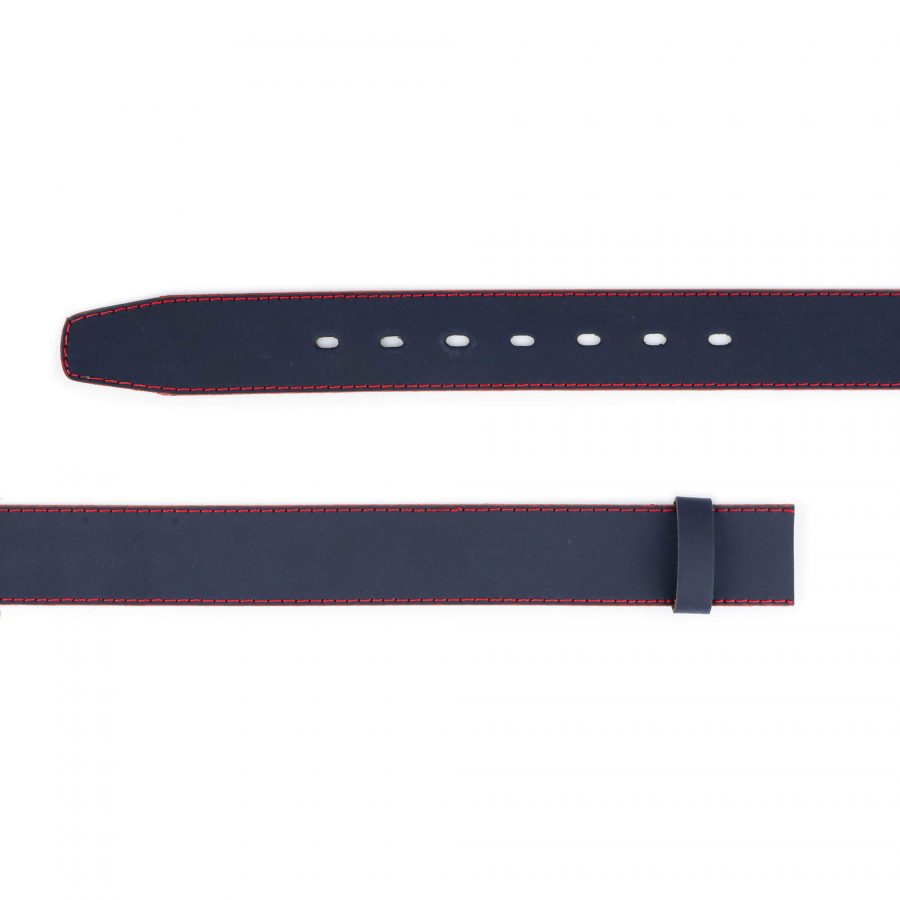 replacement belt strap for buckles blue with red 1 1 2 inch 2