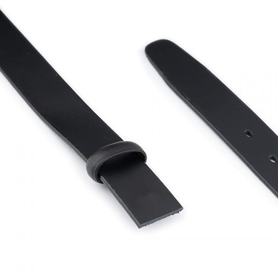 replacement black leather strap for belt 3 0 cm 3