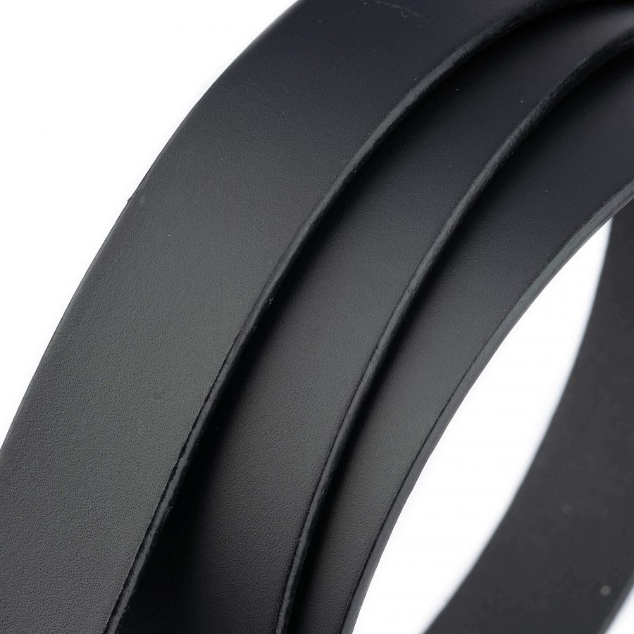 replacement black leather strap for belt 3 0 cm 5