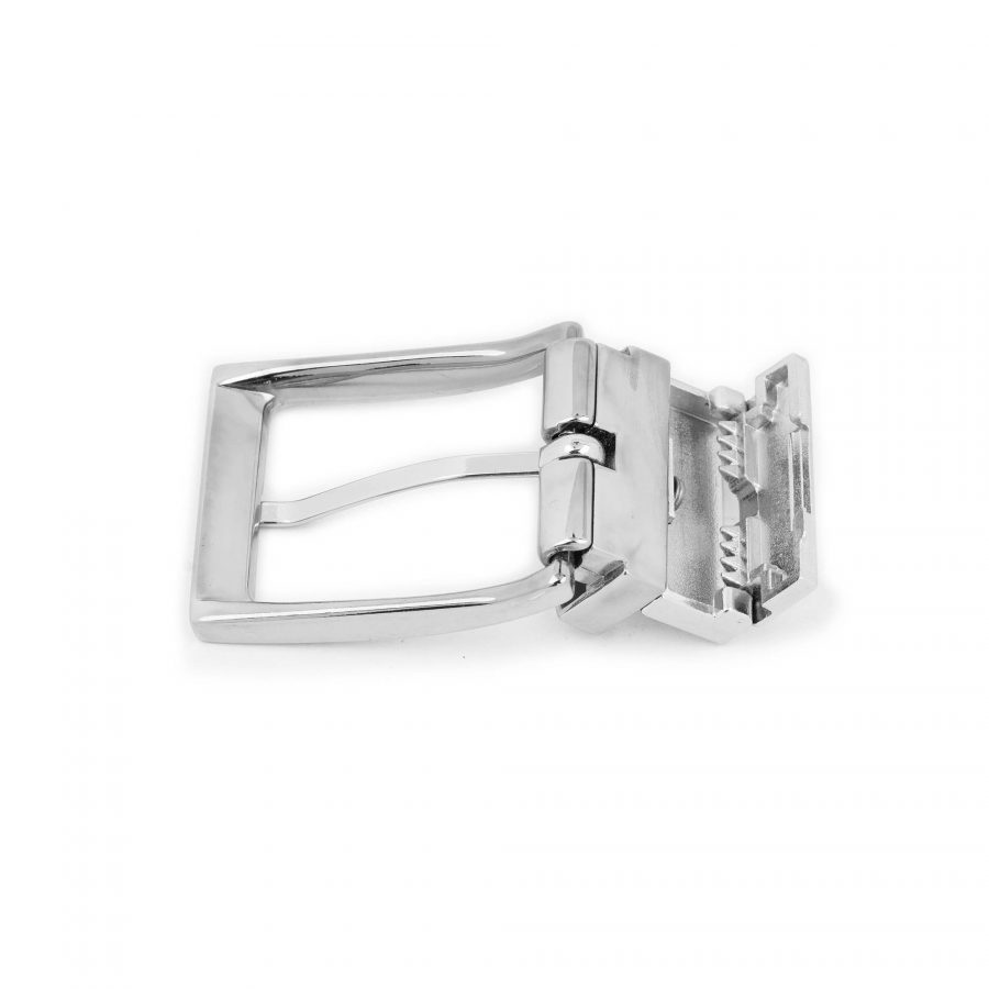 replacement reversible belt buckle silver 3 5 cm 6