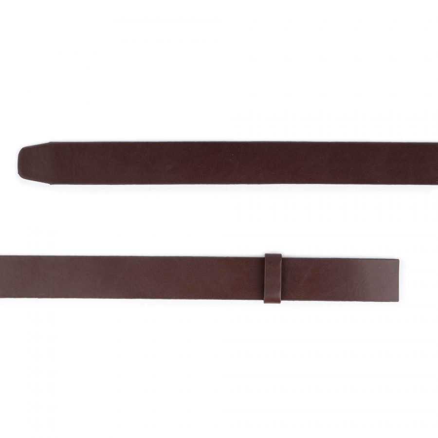 slide belt strap replacement brown real leather 35 mm 2