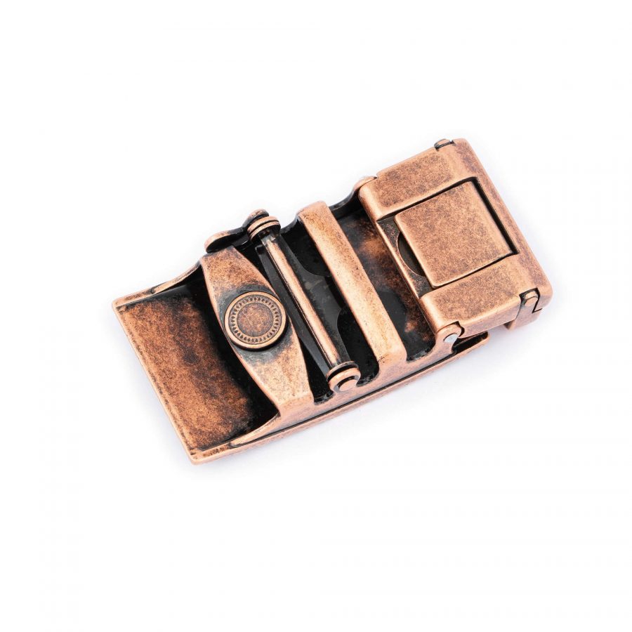 stylish copper ratcheting belt buckle mens 5