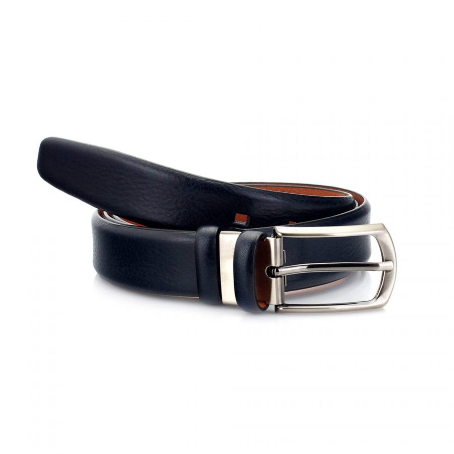 unique trouser belt for men black real leather 1 1 8 inch 2
