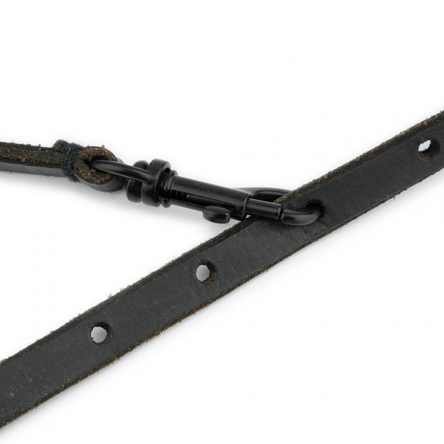 womens black thin tie belt for dress 1 0 cm 4