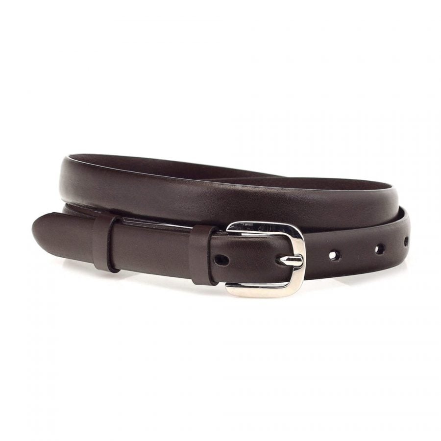 Buy Womens Dark Brown Belt For Dress Genuine Leather