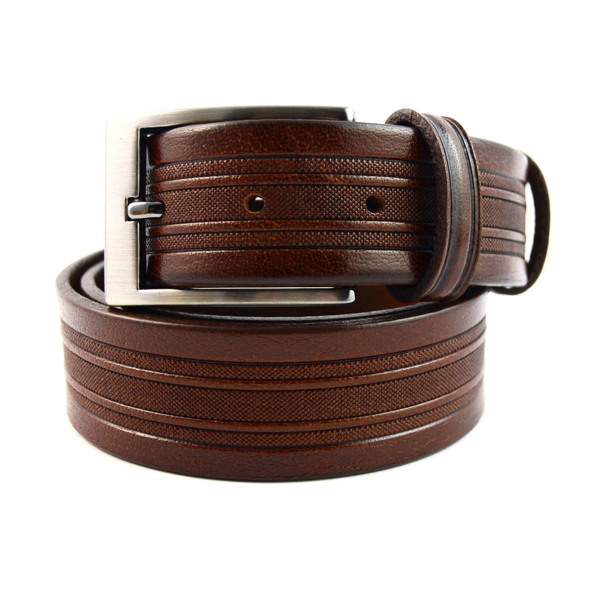 mens brown suede belt