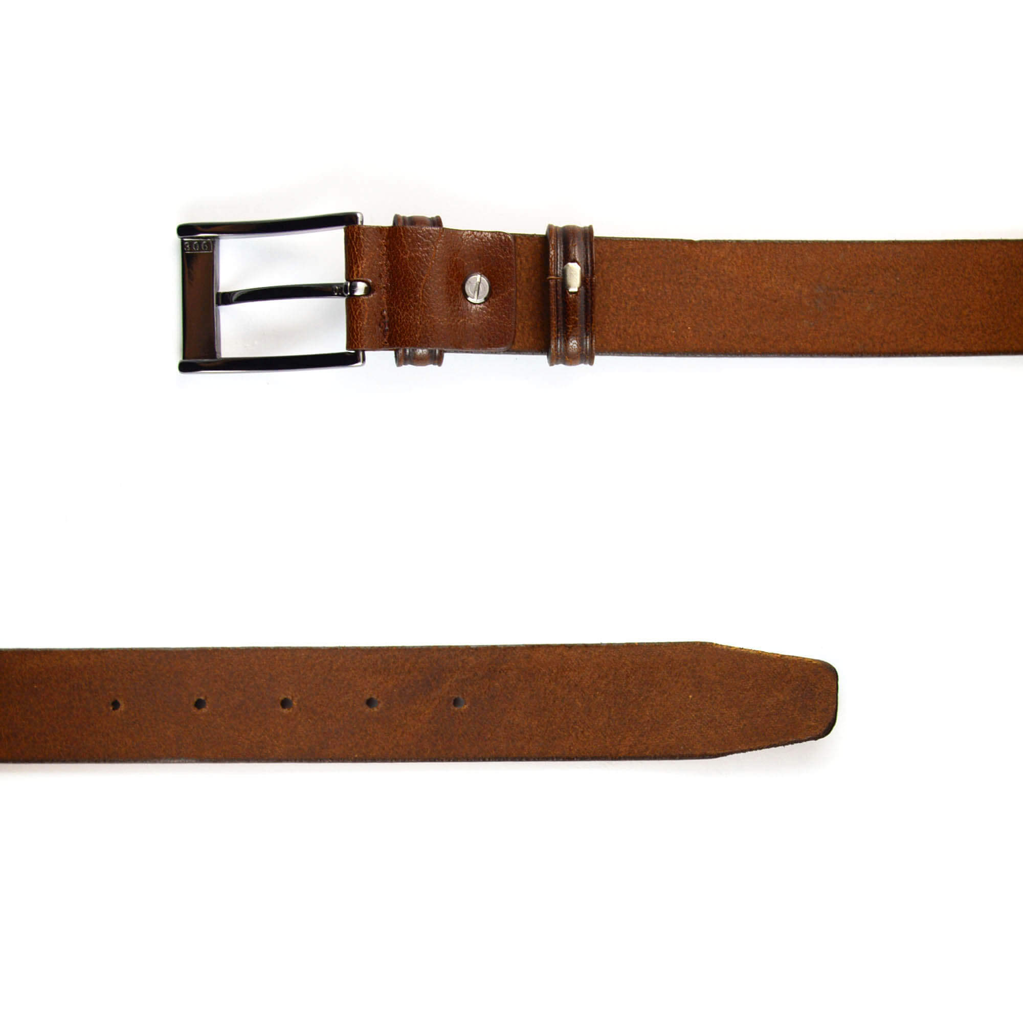 mens brown suede belt