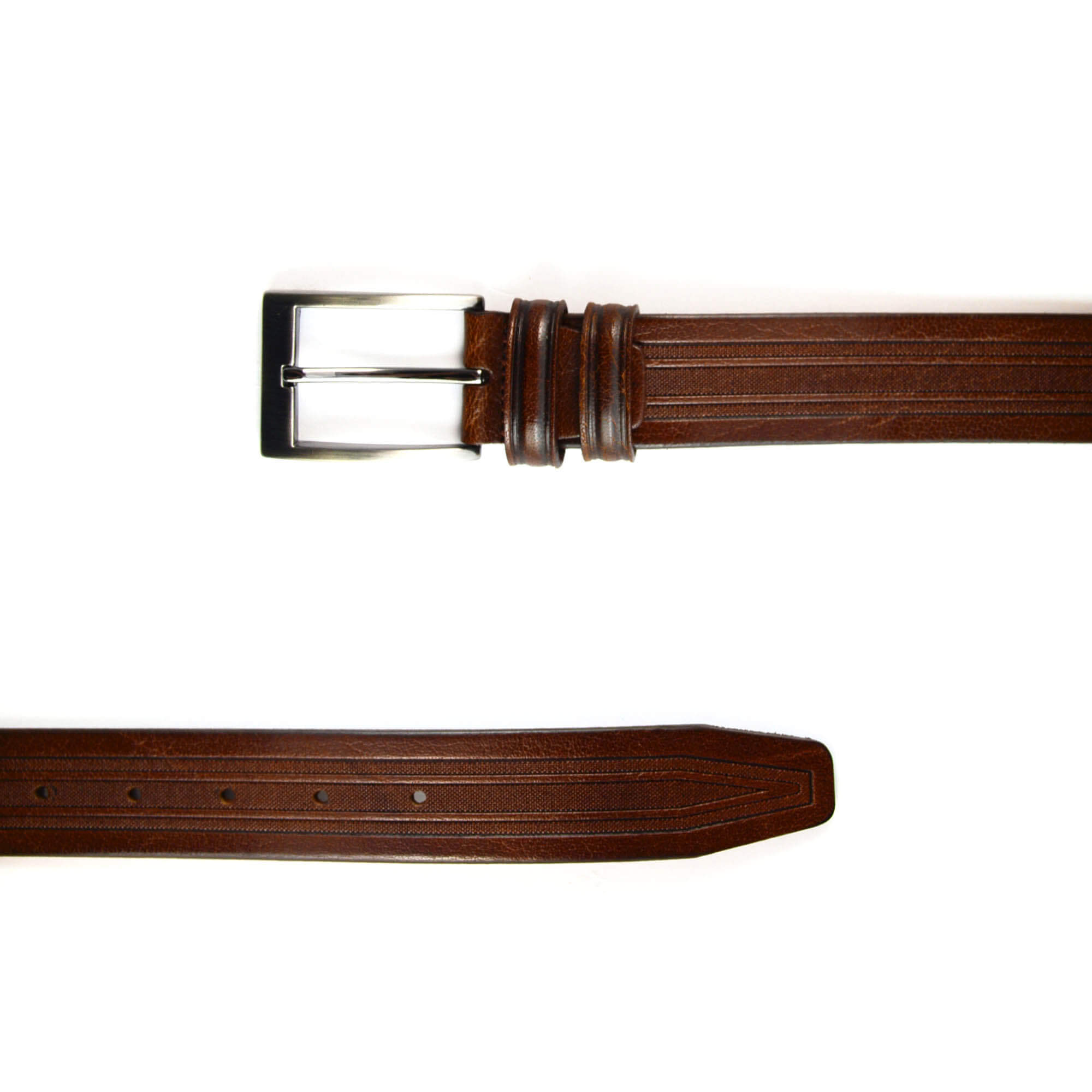 mens brown suede belt