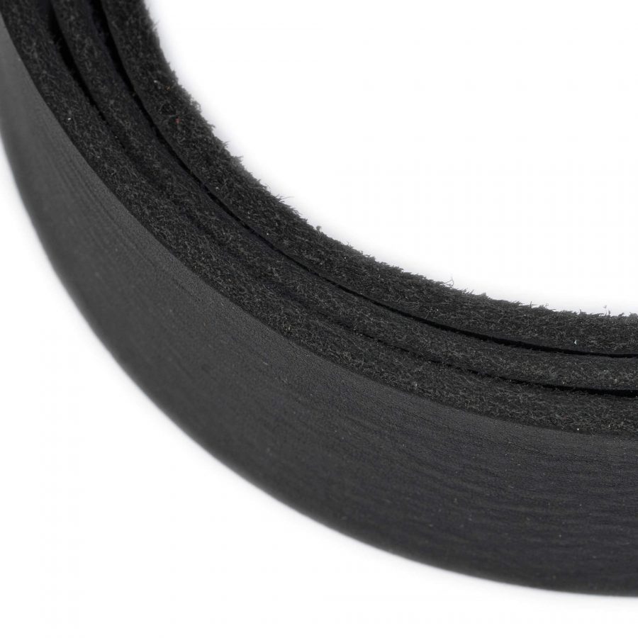 black crazy horse leather belt strap 4 0 cm replacement 5