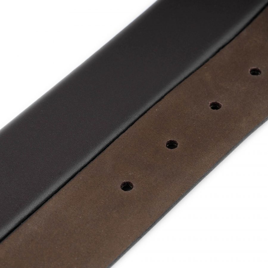 dark brown dress belt mens top quality real leather 3 5 cm 6