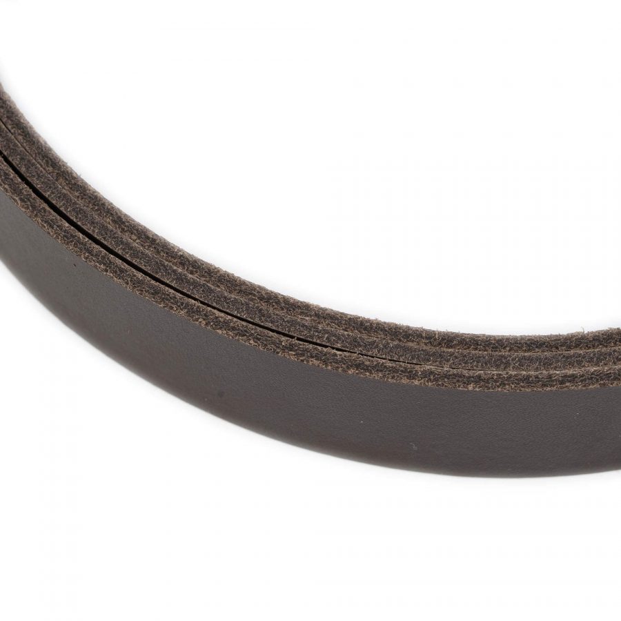 dark brown leather belt strap for buckles replacement 1 inch 5