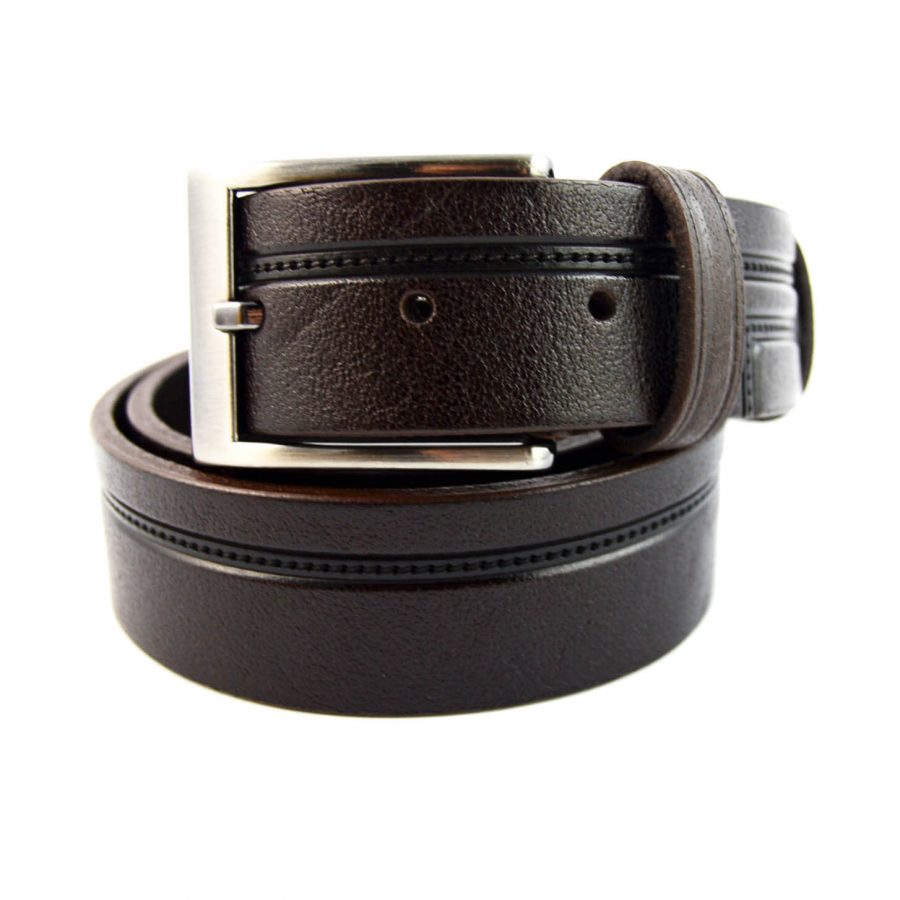 dark brown stylish mens belt for jeans 351063 1