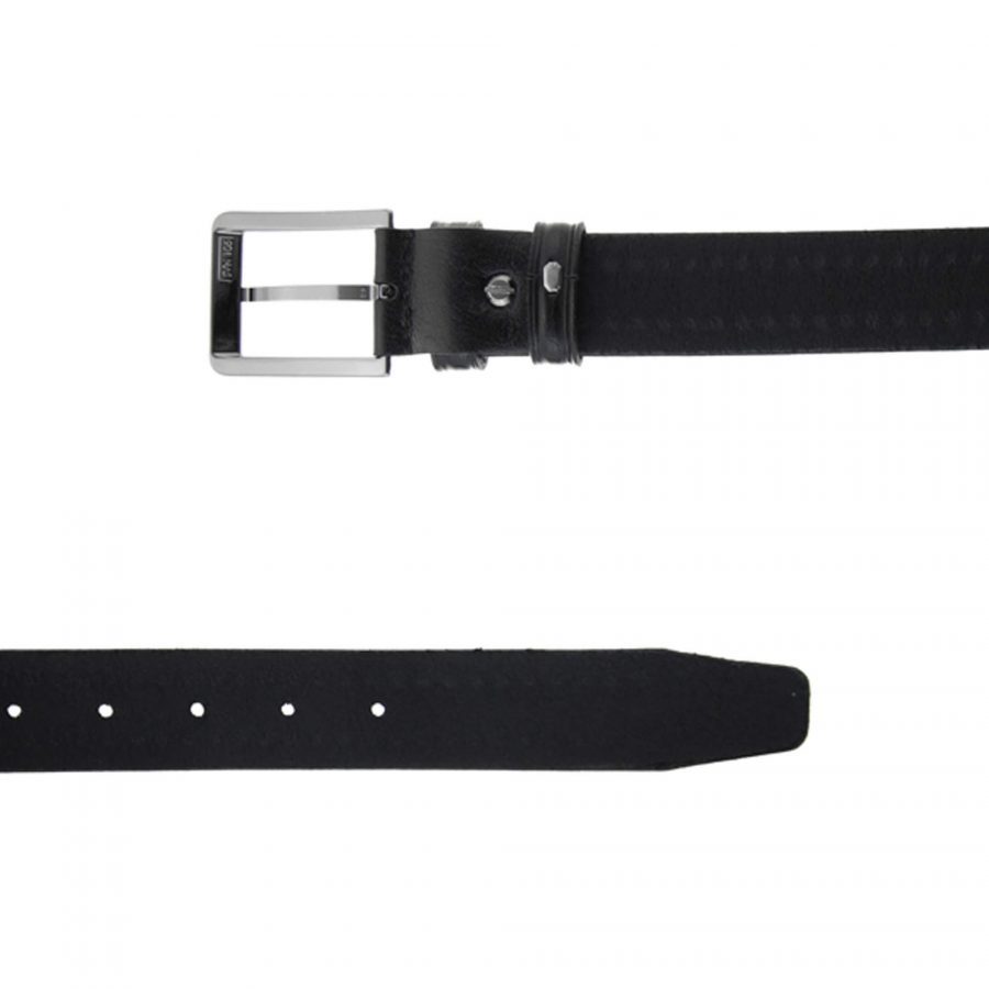 exclusive all black belt genuine leather 351133 2