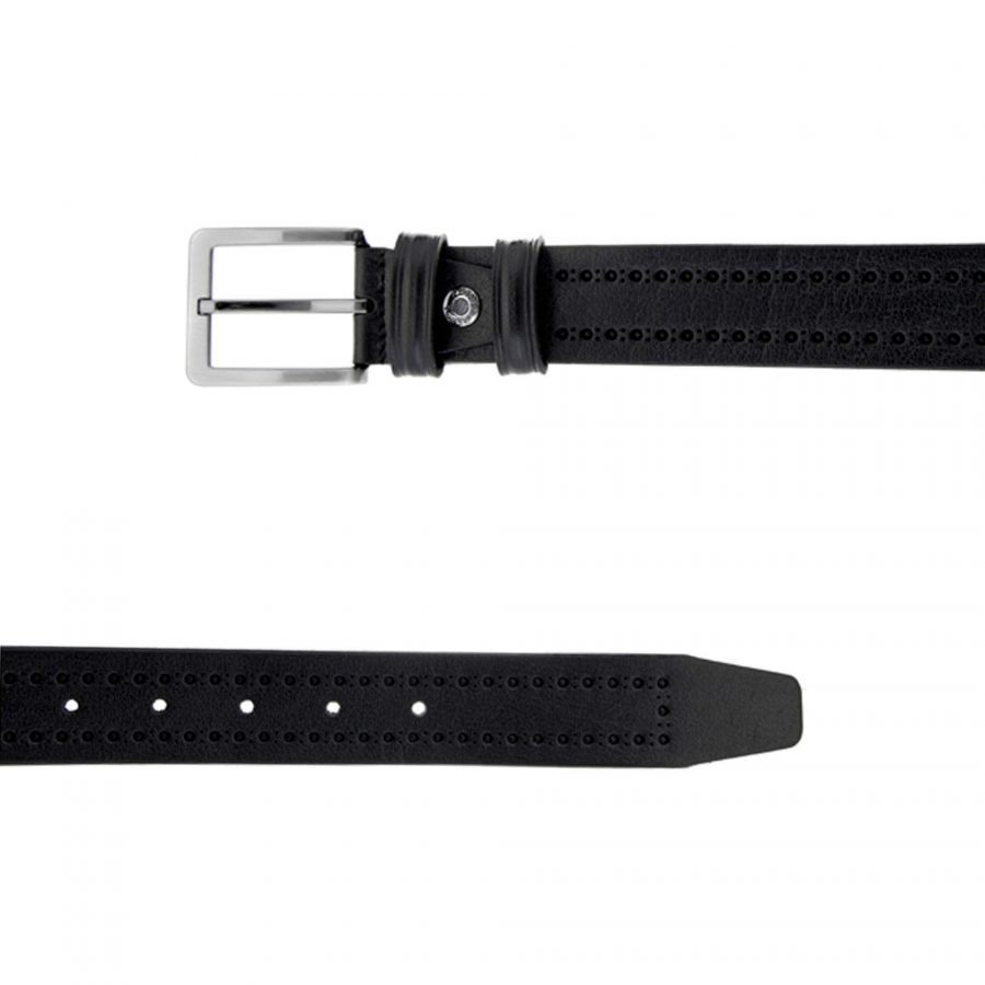 exclusive all black belt genuine leather 351133 3