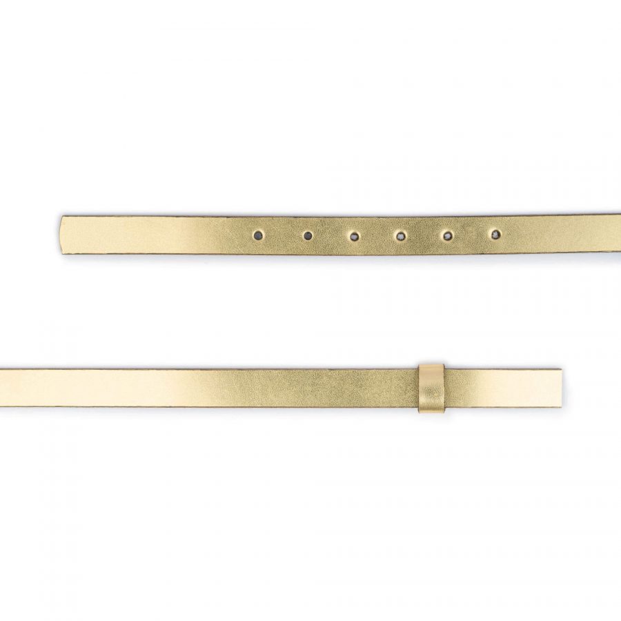 gold womens belt strap replacement for buckles leather 20 mm 2