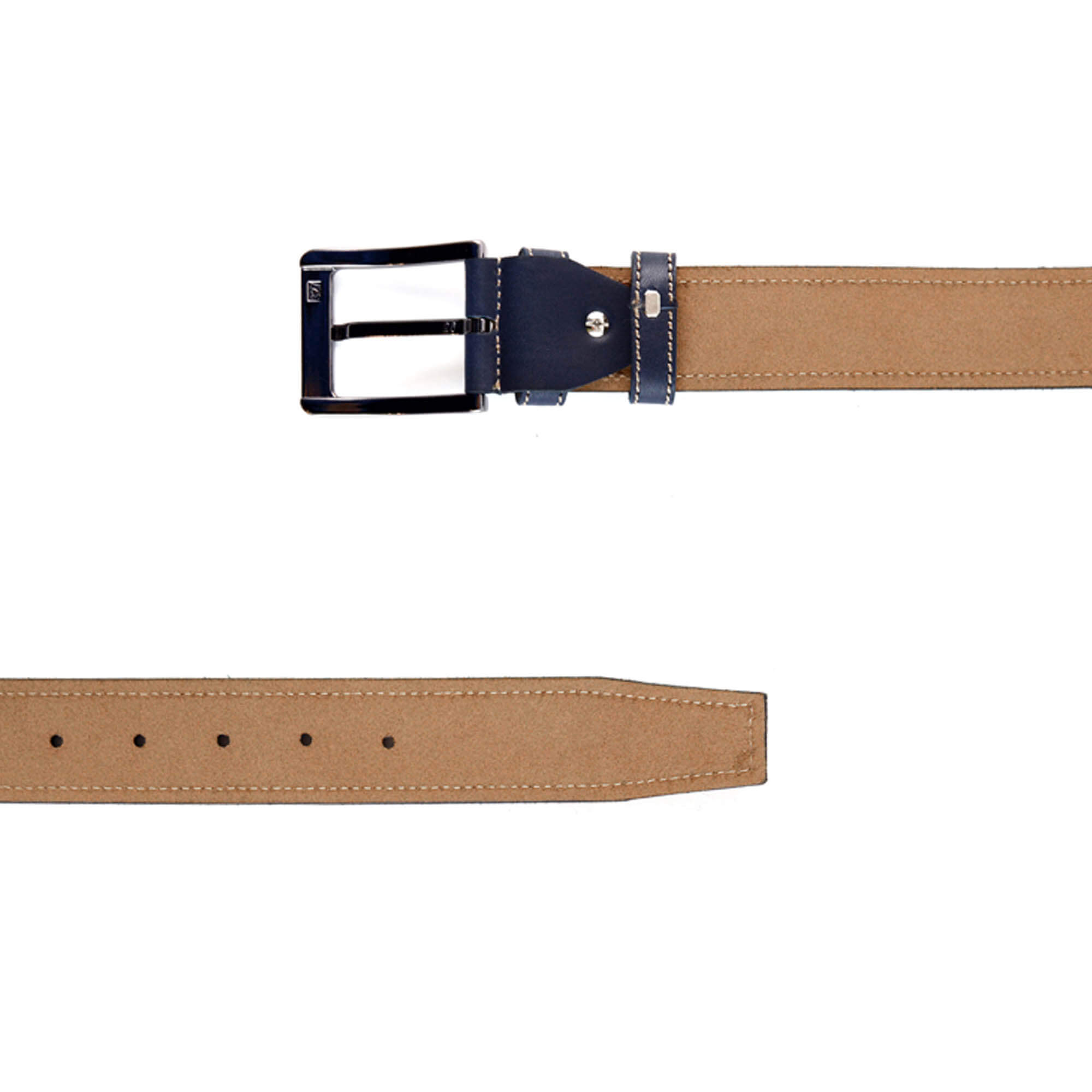 mens brown suede belt
