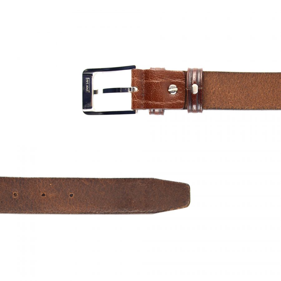 mens leather belt for sale cognac brown 351121 3