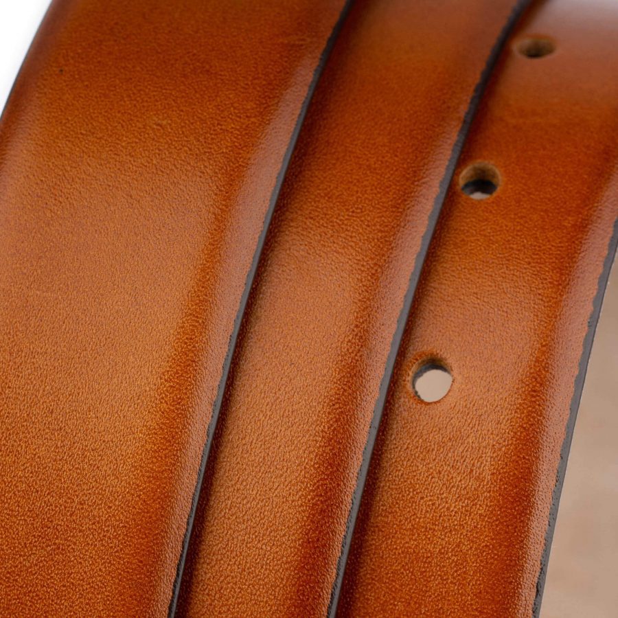 mens light brown belt strap for buckles best quality leather 3