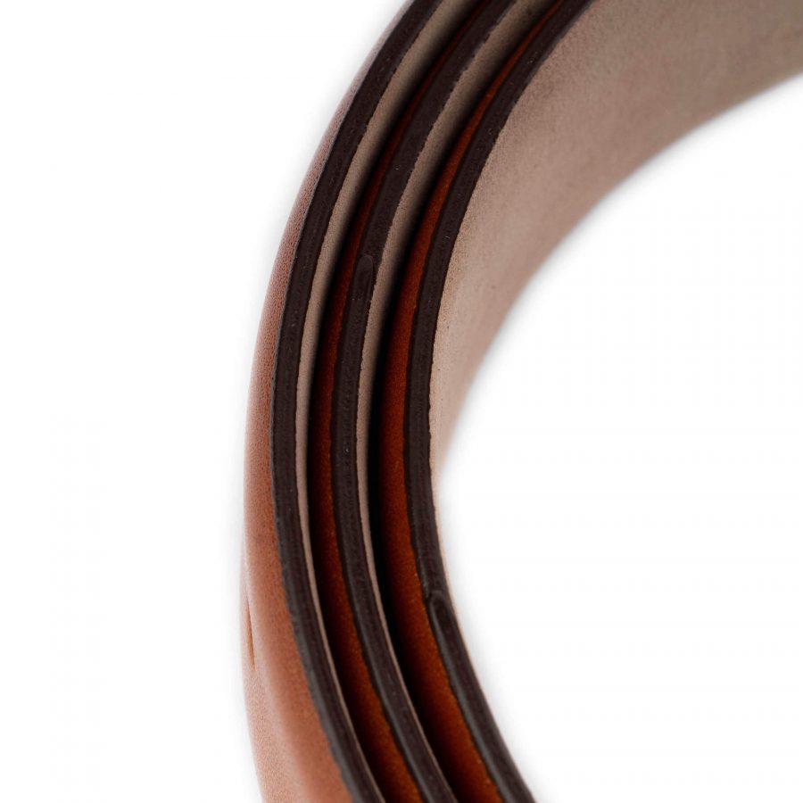 mens light brown belt strap for buckles best quality leather 5