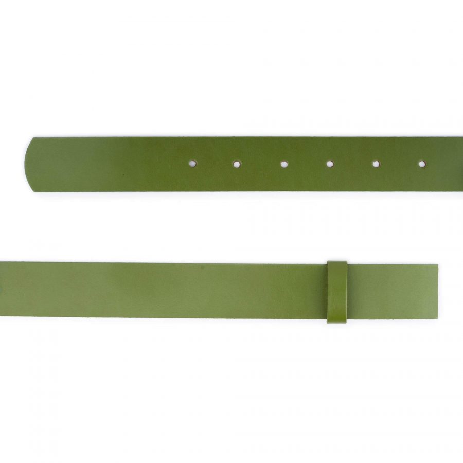 olive green belt strap replacement real leather 1 1 2 inch 3