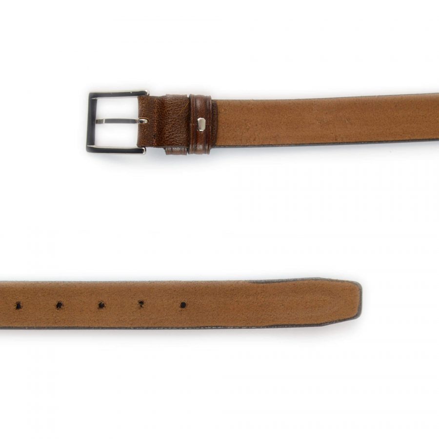 real belt for men brown leather 351099 3