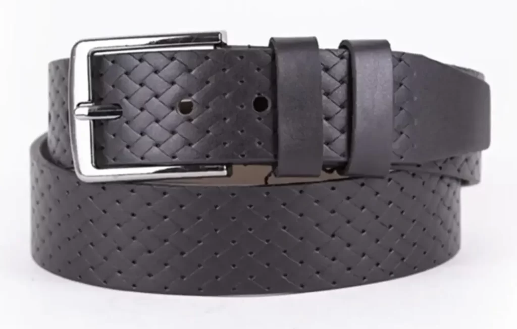 Black Mens Vegan Leather Belt For Jeans TYC00123701538 1 1