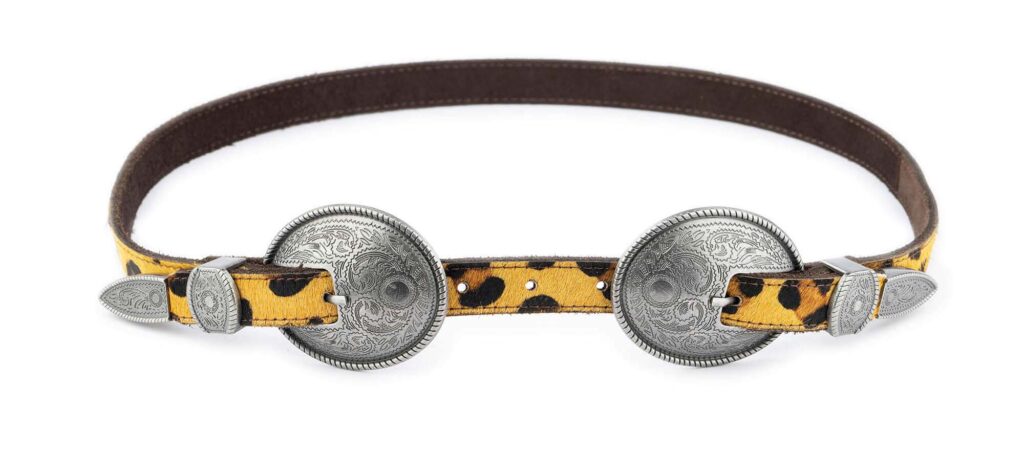 western double buckle belt 2