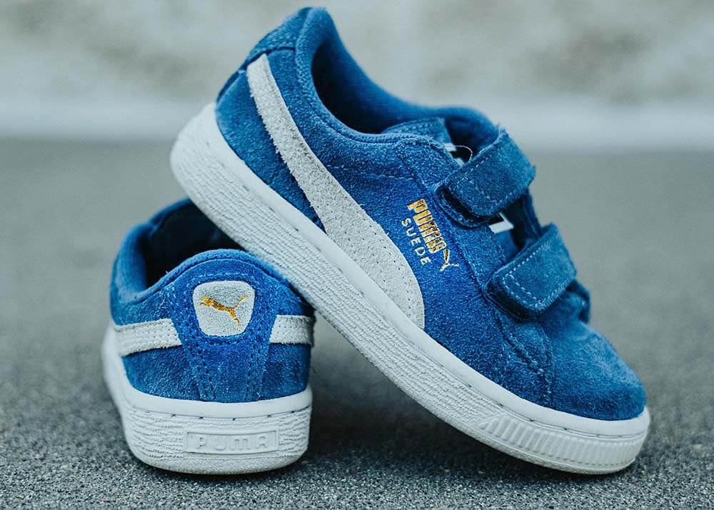 History of Blue Color in Clothing sneakers