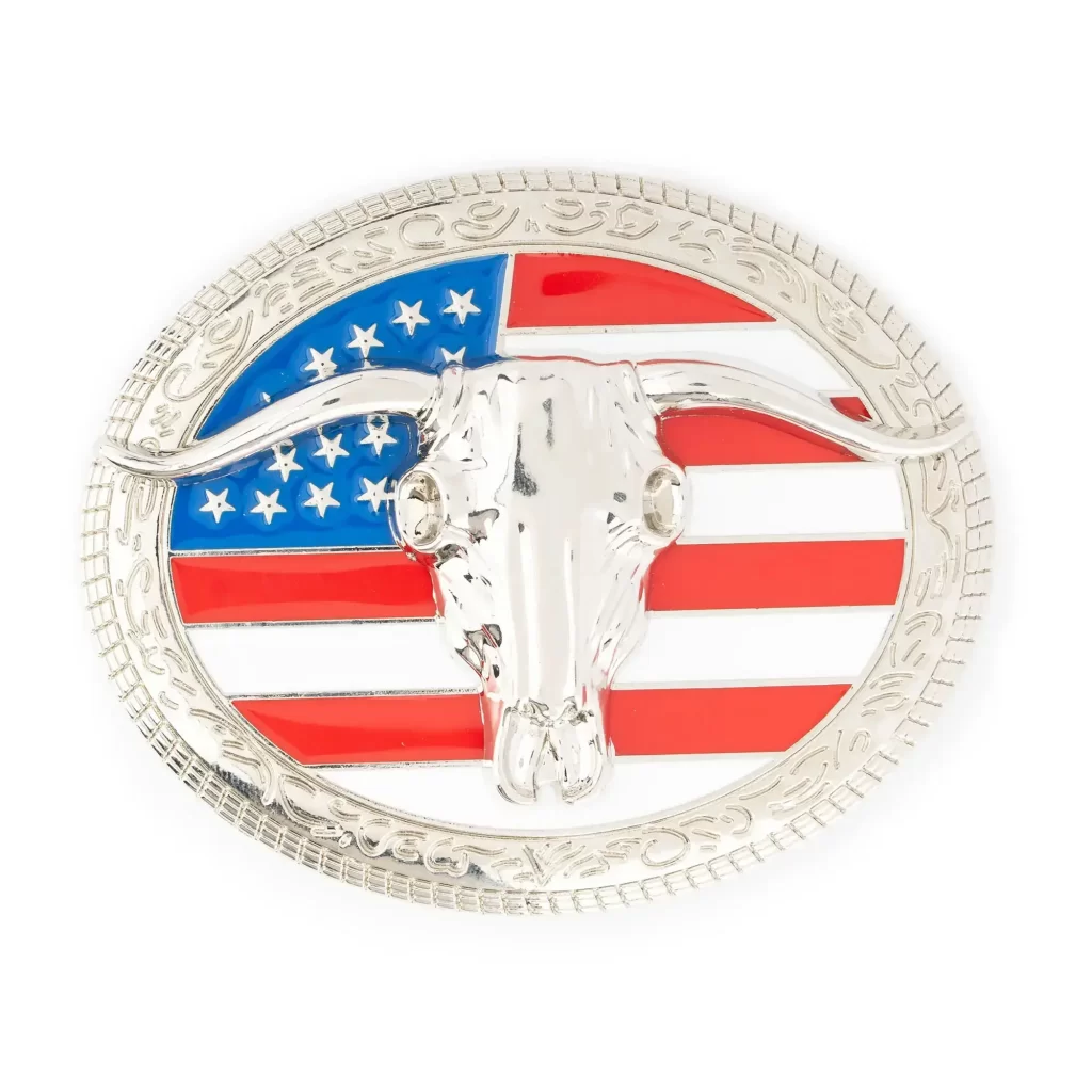Longhorn USA flag oval LONGHOR 40 USAFLAOVAL ALI 3