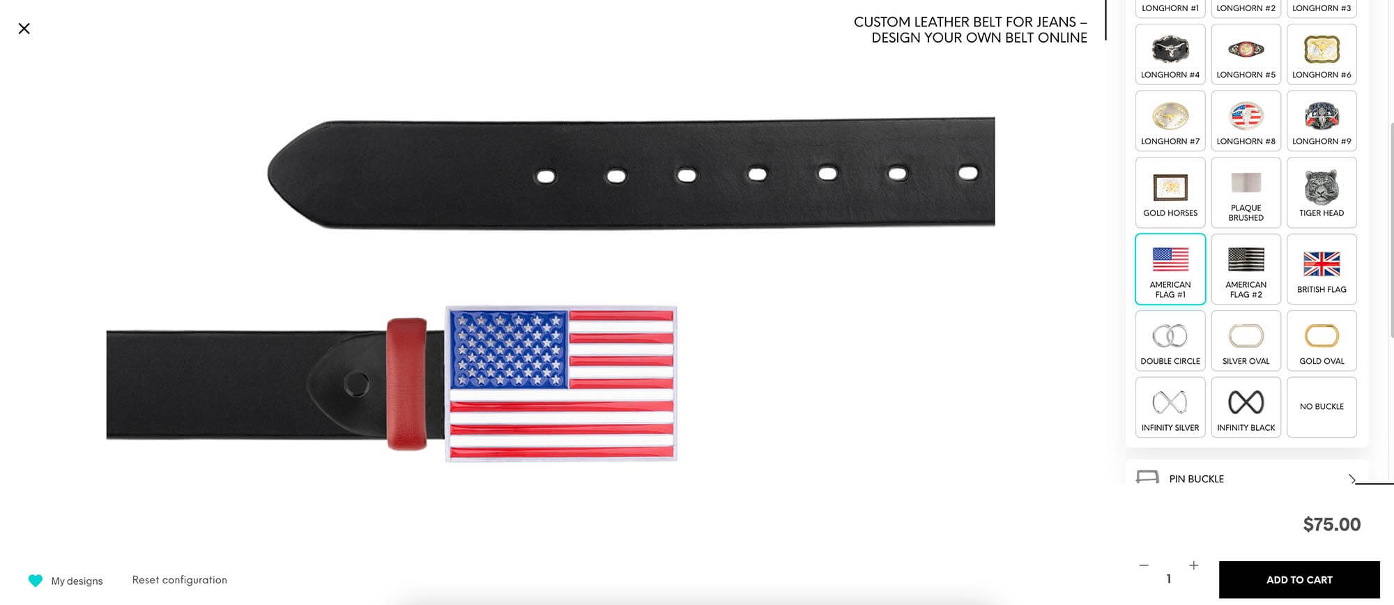 Try Belt for Jeans Configurator