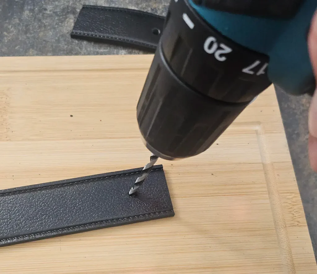Step 6 Punch or Drill a New Hole
